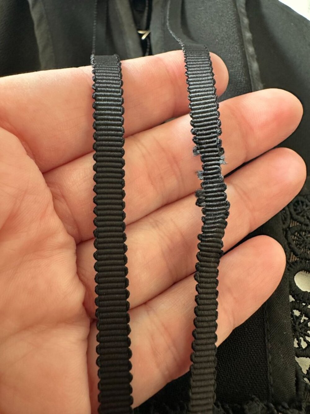 Self Portrait Lace Up Tiered Dress in Black - Picture 11 of 15